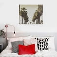 thumbnail image 4 of JRXY  Sylvie LA California Palm Trees Framed Canvas Wall Art Gray, Beautiful West Coast Wall Decor 16x12in, 4 of 4