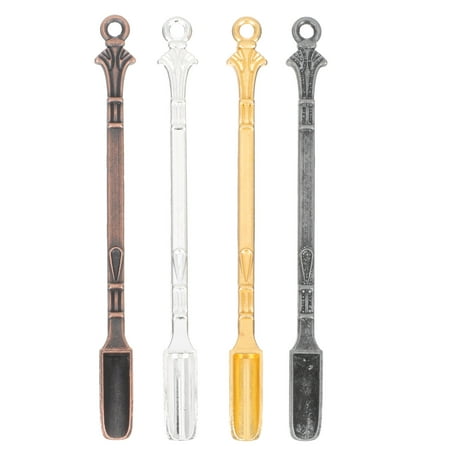 

4pcs Micro Adjustment Scoops Small Medicine Shovels Spoons Mini Medicine Spoons