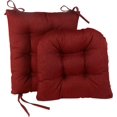 thumbnail image 5 of The Gripper Non-Slip Omega Jumbo Rocking Chair Cushions Set, Seat and SeatBack Pads, 1, Flame Red, 5 of 5