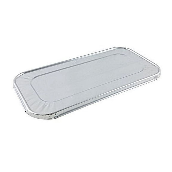 Handi-Foil of America Aluminum Foil Lid For Third-Size 1/3 Steam Table Pan 100PK - Disposable Covers (Pack of 100)