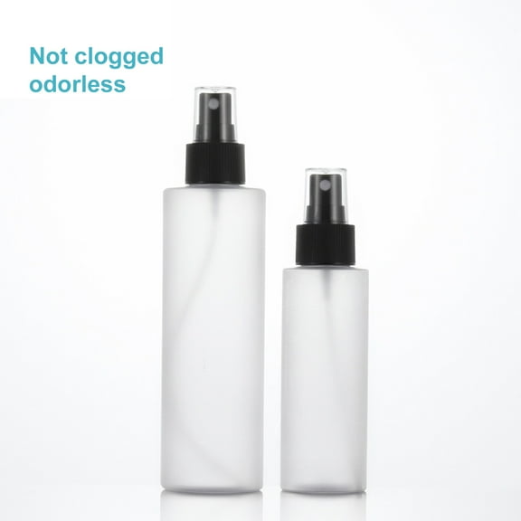 Joernso 100ml/200ml Spray Bottle Fine Mist Anti-Slip Bottom Wear-Resistant Travel Empty Bottle Transparent Spray Atomizer Bottles Cosmetic Supplies