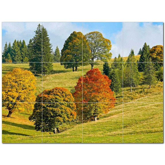 Trees Forest Ceramic Tile Mural Kitchen Backsplash Bathroom Shower 401681-M43