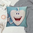 thumbnail image 2 of Smiling Tooth Dental Cartoon Character Design Pillowcase, 2 of 5