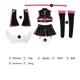 thumbnail image 3 of Nuevo disfraz de Cosplay de Anime de 2,5 dimensiones Seduction, falda de Ririsa Amano Mikari Tachibana, traje con alas, accesorios para fiesta de Halloween, 3 of 5