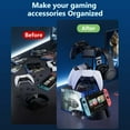 thumbnail image 4 of Game Controller Stand, Headphone Holder, Multiple Sizes Gamepad Headset Hanger, Storage Base for Switch/PS Portal/Rog Ally/Steam Deck-1-Tier Bracket, 4 of 12
