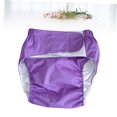 thumbnail image 3 of SHOWERORO Easy to Wear and Change Adult Diapers Dark Purple for Patients 1Set, 3 of 7