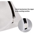 thumbnail image 4 of Bolsa para lavar zapatos, bolsa de lavandería de malla para zapatos de 3 piezas con cremallera para zapatillas, calcetines, sujetadores, 4 of 7