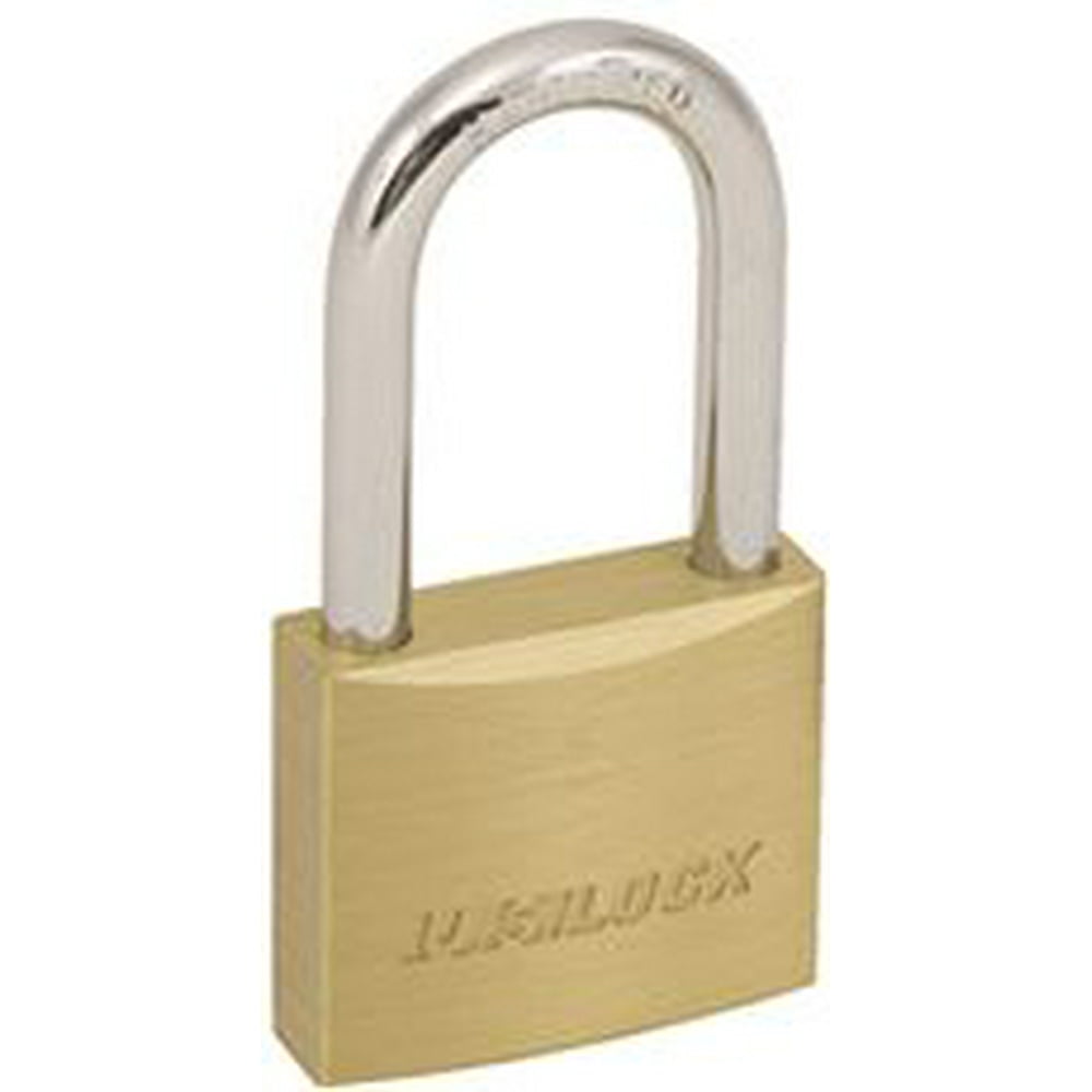 US LOCK 2700 SERIES PADLOCK BRASS 11/2" BODY 21/2" SHACKLE KAX