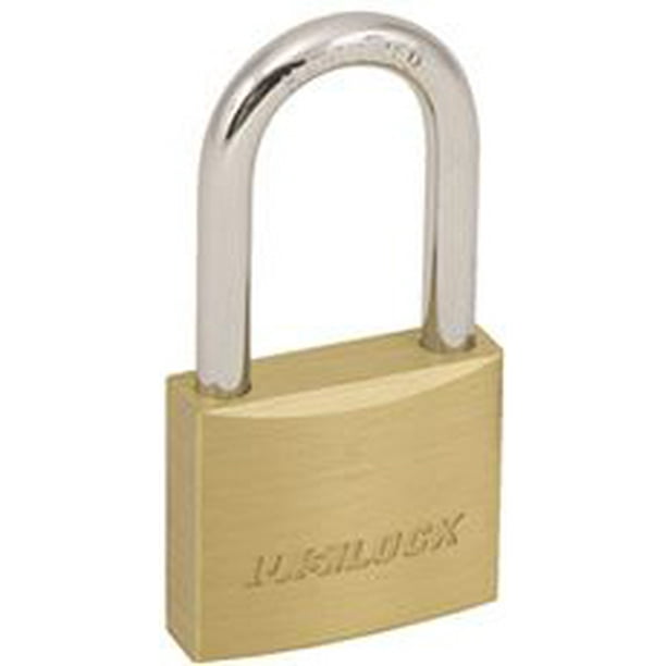 US LOCK 2700 SERIES PADLOCK BRASS 11/2" BODY 21/2" SHACKLE KAX