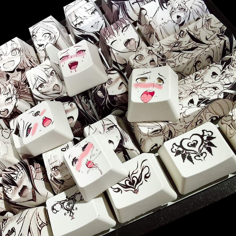 Pikamee Amano 108 Keycap PBT Vtuber DYE Sublimation Light