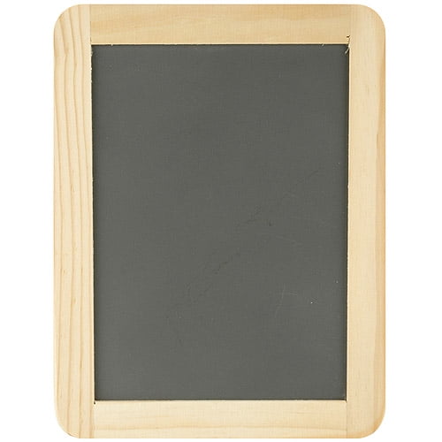 Darice Wood Frame Chalkboard, Black, 5
