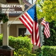 thumbnail image 3 of Anley 60" Solid Pine Wooden House Flagpole - 5 Ft Wall Mount Wood Flag Pole (Flag and Flagpole Holder NOT Included), 3 of 7