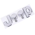 thumbnail image 3 of 4 Piezas Calcomanías De Metal Cromado 3D Emblema De Calavera Pegatinas Para El Cuerpo Del Coche Jeep Cherokee Accesorios De Estilo, 3 of 4