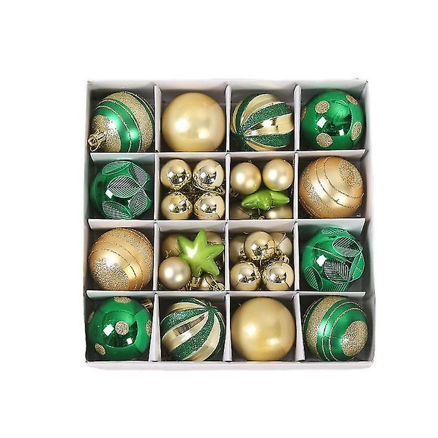 Juego de adornos para árboles de Navidad Juego de adornos navideños irrompibles con bolas de 6 cm para Navidad