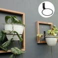 thumbnail image 2 of Modern Iron Wall Mounted Plant Holder Stand Elegant Flower Pots Rings Planter Hanger for Indoor Outdoor Balcony Use, 2 of 8