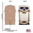 thumbnail image 4 of Advanced Graphics Skull Signboard Cardboard Cutout Life Size Standup, 4 of 4