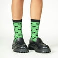 thumbnail image 4 of Fuzoiu alien cartoons Print Kids Socks For Boys Girls,Grip Crew Socks with Non Slip,Lightweight Stretch Crew Socks,Toddlers Crew Boot Socks, 4 of 5