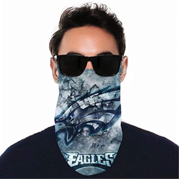 9068994 DENVER BRONCOS SOLID BIG FOCO Household Multi-Purpose Denver Broncos Face Mask Multicolored (Pack of 1)