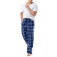 thumbnail image 2 of Fruit of the Loom Men's Plaid Fleece Pajama Pant 2-Pack, Sizes S-5XL, 2 of 13