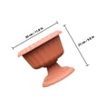 thumbnail image 2 of GARVALON Front Porch Planters Flower Pots Urns Plastic Wide Opening Home Decoration 1Pack, 2 of 8