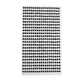 thumbnail image 3 of Baohd 5 Pcs Crystal Rhinestone Self Adhesive Gem Embellishment Stickers Black 4mm, 3 of 8