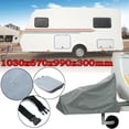 thumbnail image 2 of Cubierta Universal de de Remolque para Cubierta Impermeable de Nailon para de Lluvia Y Nieve Sunnimix cubierta de enganche de remolque de caravana, 2 of 8