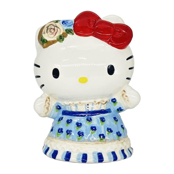 Blue Sky Clayworks Hello Kitty in Western Prairie Dresses Figurine, Home & Kitchen Accessories, Ceramic, 24424