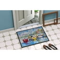 thumbnail image 4 of Paradise Yacht Club Sailboats Door Mat, 4 of 4