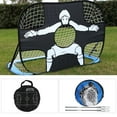 thumbnail image 2 of Portable Soccer Training Net, Indoor Outdoor Game Net Football Goal Post Net, For Soccer Shooting Training Children Kids Football Game Match, 2 of 8