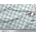 thumbnail image 3 of Soimoi Blue Heavy Canvas Fabric Check Check Decor Fabric Printed Yard 58 Inch Wide, 3 of 3