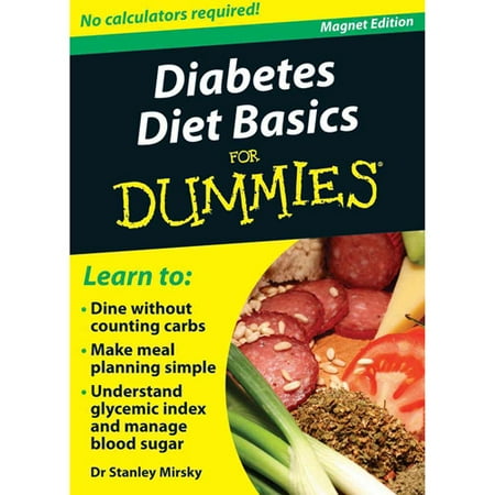 Diabetes Diet Basics for Dummies: No Calculators Required!, Magnet ...