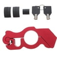 thumbnail image 4 of unbranded  Horn Lock Throttle Moped Locks Motor Motorcycle Rotor Bike Red, 4 of 8