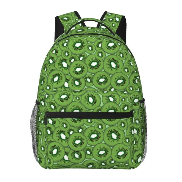 Disketp Kiwi Fruit Mochila Estampada para Hombre y Mujer – Mochila Ligera Clásica con Múltiples Bolsillos para Universidad, Trabajo y Viajes-One Size