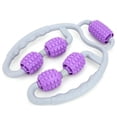 thumbnail image 3 of Masajeador de piernas con abrazadera, dispositivo de mano de 360 grados, masaje totalmente rodeado, relajación, músculos de la pantorrilla, equipo de Yoga y Fitness, color morado, 3 of 10