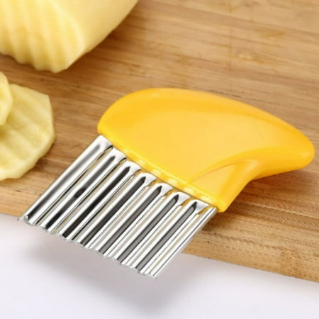 

Stainless Steel Wave Slicing Knife Potato Wave Knife French Fries Wave Slicing Knife French Fries Tools Home Kitchen Gadgets