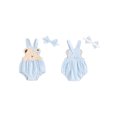 thumbnail image 3 of Aojekbee Baby Girl Summer Romper Cute Sleeveless Animal/Butterfly/Bee Embroidery Bodysuit Newborn Playsuit, 3 of 10