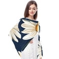 thumbnail image 4 of Daisy Breathable Chiffon Yarn Hair Scarf | Translucent Silk Scarf 180x73 in, 4 of 6