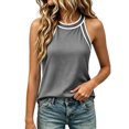 thumbnail image 7 of Admvng Womens Tank Top Stretchy Knit Basic Summer Camisole Blouse, 7 of 7