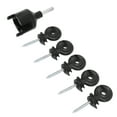 thumbnail image 4 of Self Tapping Insulator,50Pcs Electric Fence Insulator Ring Insulator Head Multiple Purpose Screwin Insulator High Capacity, 4 of 12
