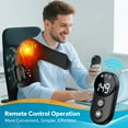 thumbnail image 6 of Heated Shoulder Wrap with Remote Controller, Heated Shoulder Brace Shoulder Massager with 4 Motors Vibration, Cordless Shoulder Heating Pad with 5 Heat, Fit Left Right, 6 of 10