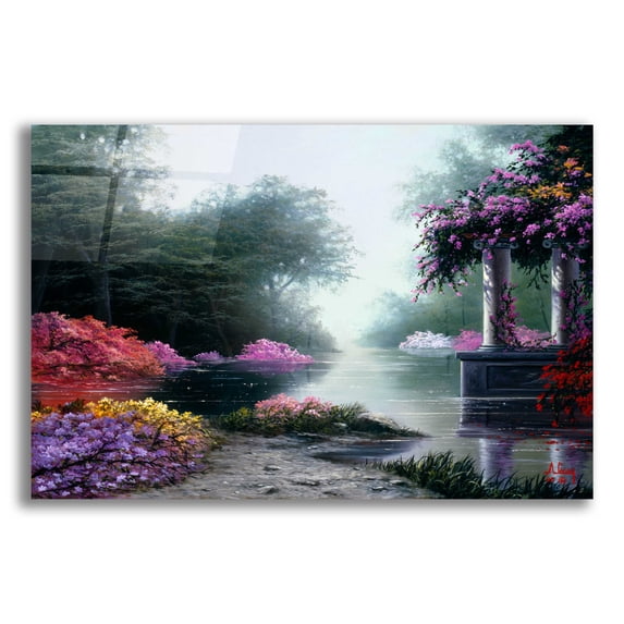 Epic Art 'You are color in my life' by Anthony Casay, Acrylic Glass Wall Art, 24"x16"