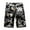 Black White, variant on SSLR Mens Shorts Causal Flat Front Hawaiian Summer Shorts