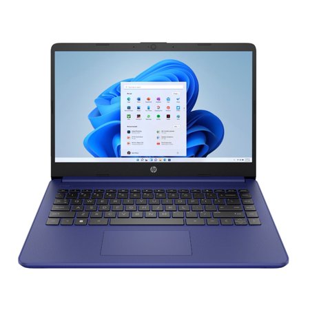 Restored HP 14T 14" HD LED Laptop Intel i3-1115G4 3GHz 8GB DDR4 256GB SSD UHD Graphics Windows 11 Home 2D129AV-0032 Blue