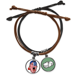 thumbnail image 1 of Usa Flag pintura facial maquillaje Cap Pulsera Cuerda Mano Cadena Cuero Dinero Pulsera Unbranded M, 1 of 2