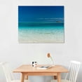 thumbnail image 2 of Orinice Beach Canvas Wall Art - Large Beach Tropical Wall Art - Ocean Canvas Wall Art - Beach Art Wall Decor Print - Ocean Pictures for Wall, Living Room, Bedroom &amp; Office 16x12in, 2 of 6
