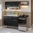 thumbnail image 2 of Cocina Integral 165cm con Tarja Marrón/Negro Emilly Madesa 09, 2 of 11