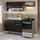 thumbnail image 2 of Cocina Integral 165cm con Tarja Marrón/Negro Emilly Madesa 09, 2 of 11