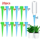 thumbnail image 2 of Kit de riego automático con gotero ajustable, sistema de riego por goteo automático, dispositivo de riego para plantas, color azul, 2 of 7
