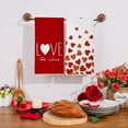 thumbnail image 2 of qefuia Valentines Day Kitchen Towels Set of 2, 18x26 Inch Love Valentines Day Dish Towels Be Mine Valentines Day Decor Hand Towels Seasonal Decorations for Home Drying Dishcloth, 2 of 6