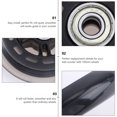 thumbnail image 3 of 4 Pcs Roues de Scooter en PU Résistantes à l'Usure 100mm Roues à Haute Élasticité, 3 of 5